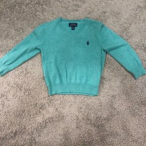 Polo Ralph Lauren green boys sweater